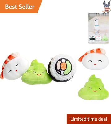 #ad Extra Durable Plush Dog Toy Set Adorable Squeaky Toys Pet Owner Must Have $12.59