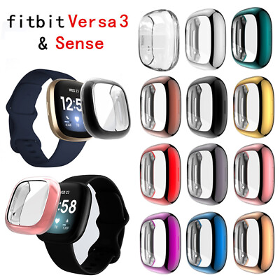 #ad Screen Protectors For Fitbit Versa 2 Anti drop ShockProof Electroplate Cover C $2.56