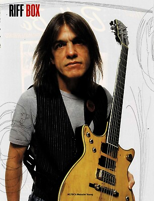 #ad Malcolm Young of AC DC Music Print Ad Photo 2006 $5.95
