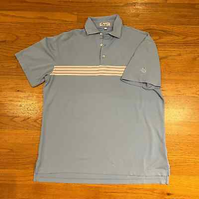 #ad Peter Millar Summer Comfort Men#x27;s Golf Polo Size Small Champions Retreat Striped $27.99