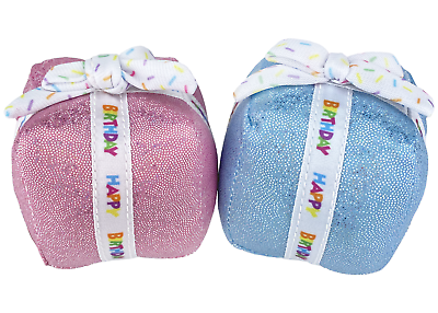 #ad Multipet Birthday Present Cat Toy 2 pack 1 Blue 1 Pink $14.95