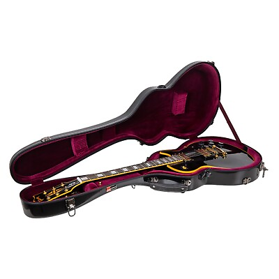 #ad Crossrock Les Paul Guitar Case with Backpack Hardshell Fiberglass $385.99