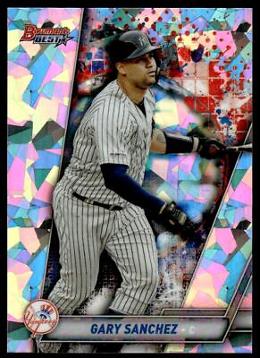 #ad 2019 Bowman#x27;s Best 7 Gary Sanchez Yankees Baseball Card Atomic Refractor $1.59