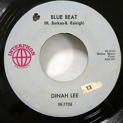 #ad DINAH LEE 45 Don#x27;t Talk About Love Blue Beat INTERPHON teen Mod 1960s Jr 2758 $22.00