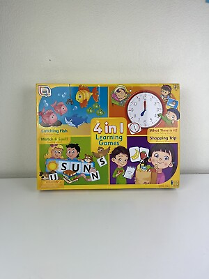 #ad 4 in 1 Learning Games $17.00
