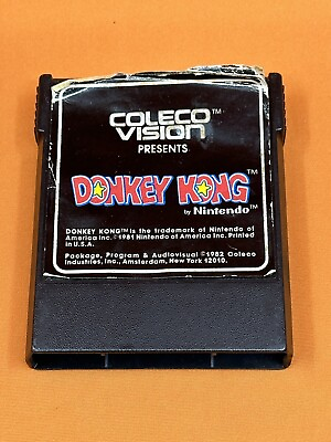 #ad Donkey Kong For CBS Colecovision PAL Cartridge. Tested AU $30.00