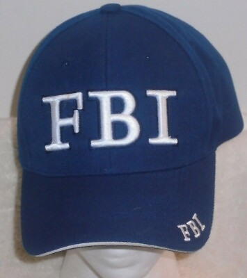 #ad FBI hook and loop adjustable baseball hat $18.00