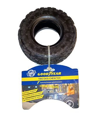 #ad Goodyear Tire Dog Chew Toy 6 in. Natural Rubber Pets $19.99
