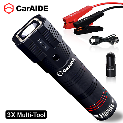 #ad 18 in 1 CarAIDE 3X Multi Tool 12V Car Jump Starter Emergency Tool Patent Pending $93.95