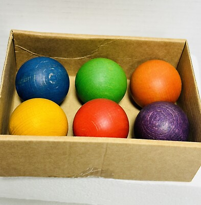 #ad Grapat Wood Balls Toy Boxed Gift High Quality $15.90