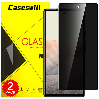 #ad For Google Pixel 8 7a 7 6a 6 Pro 5 4a 5G Privacy Tempered Glass Screen Protector $8.98