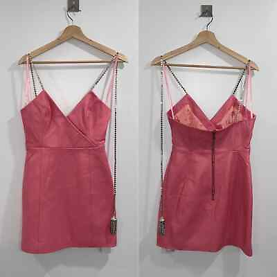 #ad NWT AREA NYC Chandelier Tassel Strap Mini Dress Size 2 $225.97