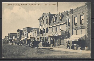 #ad 1910s Canada Medicine Hat Alta. South Railway Street Pub. Olive Calgary C $18.00