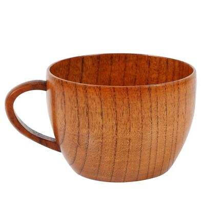 #ad Wooden Cup Primitive Log Color Handmade Natural Wood Coffee Tea Beer Juice Milk $11.70