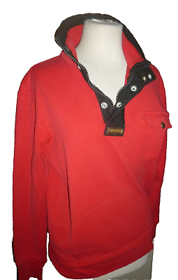#ad Vintage POLO Ralph Lauren Jacket 1 4 Snap Black Trim Pullover Women Cotton Small $24.18
