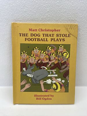 #ad Vintage VTG 1980 Dog That Stole Football Plays Weekly Reader Hardcover Book $3.97