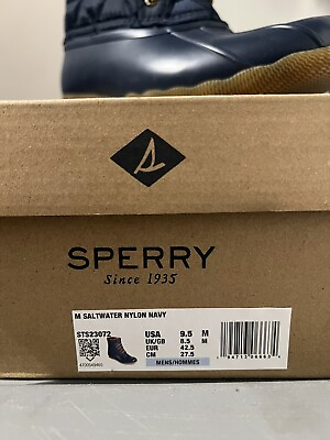 #ad Sperry Top Sider Men Saltwater Nylon Duck Boot Boot US Size 9.5 $90.00