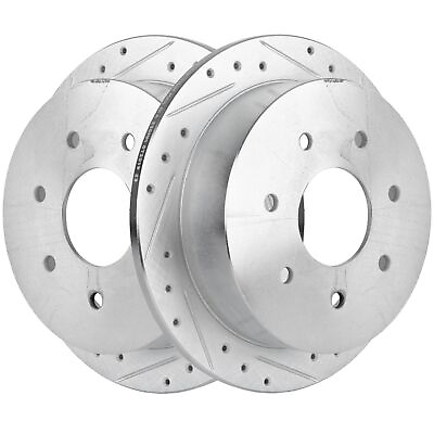 #ad Rear Brake Disc Performance Rotor Pair Set for Ford F 150 2000 2003 F 150 $193.95
