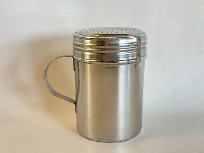 #ad Stainless Steel Dredge Shaker 10 Oz Ideal For Salt Spice Sugar Flour $7.00