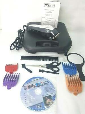 #ad Wahl Precision Pet Grooming Clippers Dog Canine Hair Cutting Kit Comb Scissors $21.50