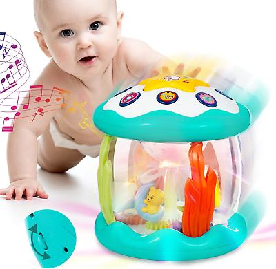 #ad BOMPOW Baby Light up Musical Toys 12 18 Months Learning Crawling Toys Infant $18.72