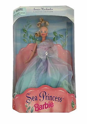 #ad 1996 Sea Princess Barbie Doll #15531 Service Merchandise Limited Edition Mattel $19.95