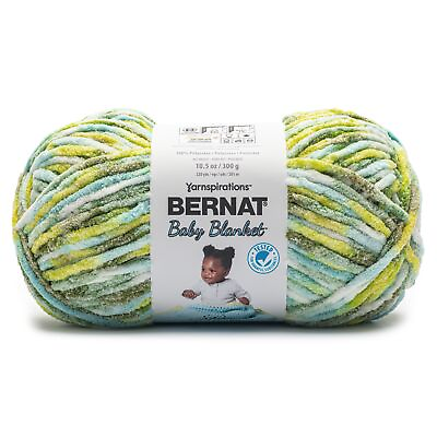 #ad Bernat Baby Blanket Big Ball Yarn Sea amp; Sand $17.27