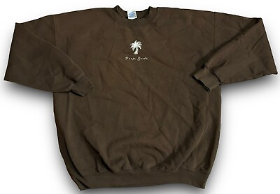 #ad VTG 90s Punta Gorda Florida Sz XL Sweatshirt Pullover Crewneck Brown Embroidered $10.00