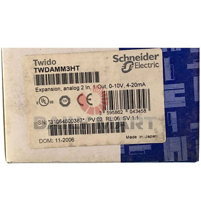 #ad New Schneider TWDAMM3HT Expansion Module Input Output 2IN 1OUT 24VDC PLC 1PC $200.62