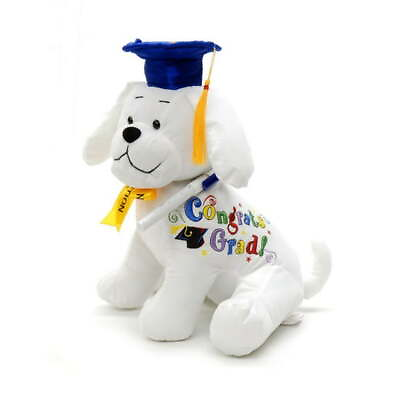 #ad Graduation Autograph Hound Dog Toys Grad Students Gift Toys Party w Pen BLUE $13.98