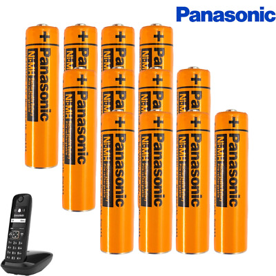 #ad Panasonic 1.2V NI MH Rechargeable AAA HHR 830MAH Home Cordless Phones Batteries $12.99