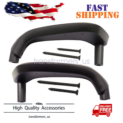 #ad A Pair Interior Front Door Pull Handles Fit Ford Fiesta 2011 2020 Manual Window $46.49