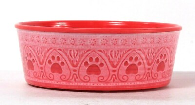 1 Count TarHong Pink Medium Dishwasher Safe Dog Bowl $20.99