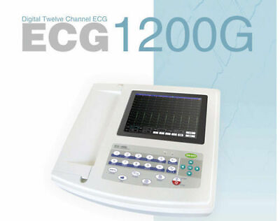 #ad Digital 12 lead 12 channel Electrocardiograph ECG EKG Machine interpretation FDA $699.00