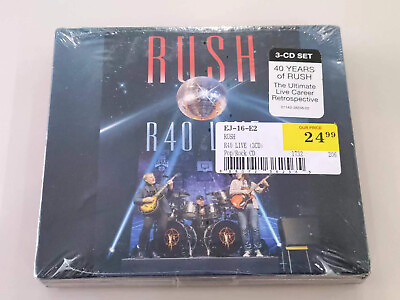 #ad R40 Live by Rush 3CD 2015 $14.39