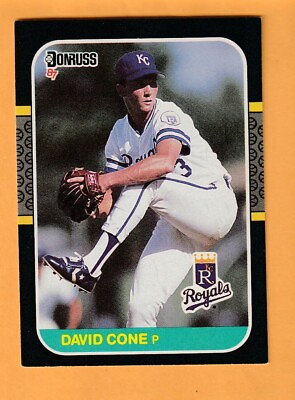 #ad David Cone Kansas City Royals 1987 Donruss #502 RC Rookie 9P $2.00