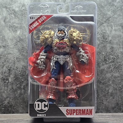 #ad SUPERMAN ARMOR MCFARLANE DC DIRECT GHOSTS OF KRYPTON MULTIVERSE PAGE PUNCHERS $47.95