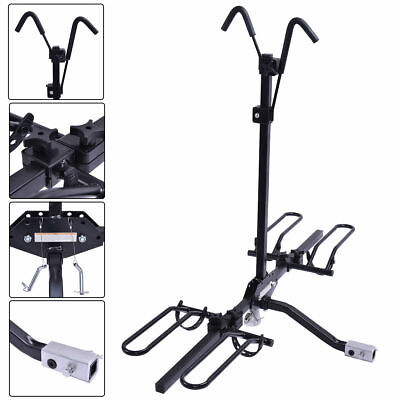 #ad Costway 2 Bike Carrier Platform Hitch Rack Bicycle Rider Mount Fold Receiver 2quot; $72.99