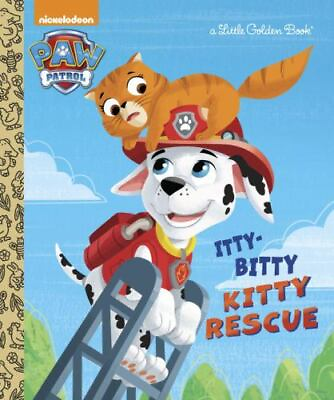#ad The Itty Bitty Kitty Rescue Paw Patrol Little Golden Book $5.85