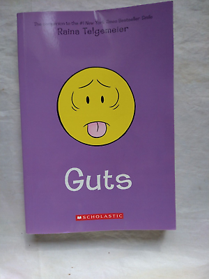 #ad Guts Trade Paperback Book Raina Telgemeier Scholastic $3.63