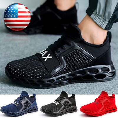 #ad Sneakers Men#x27;s Casual Tennis Outdoor Gym Athletic Running Walking Jogging Shoes $26.96