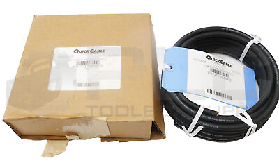 #ad NEW QUICK CABLE 202103 025 4 GA BLACK WELDING CABLE 25FT $49.90