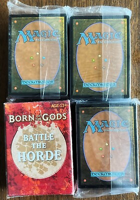 #ad Magic The Gathering Lot DeckMaster 2018 Wizards of the Coast Battle The Horde $39.95