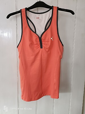 #ad Woman#x27;s Puma Peach Sports Running Vest UK Size 12 GBP 9.99