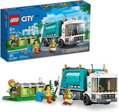 #ad LEGO CITY: Recycling Truck 60386 261 pieces Ages 5 GREAT SET $19.99