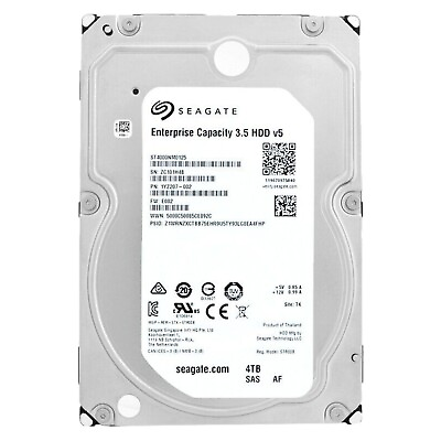 #ad SEAGATE EXOS 4TB 7.2K 12Gb s 3.5quot; 128MB Cach SAS ST4000NM0125 HDD hard drive $28.99