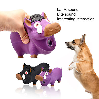 #ad Pet Molar Toy Creative Relieve Boredom Pig Shape Pet Dog Dog Grinding Toy $9.97