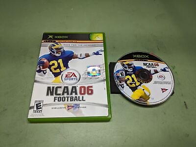 #ad NCAA Football 2006 Microsoft XBox Disk and Case $5.49