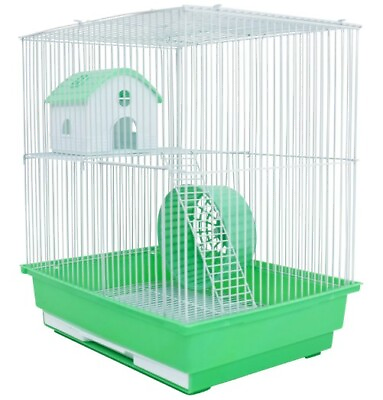#ad Aamp;E Green Two Story Hamster Cage $28.00