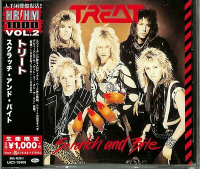 #ad TREAT SCRATCH AND BITE JAPAN CD Ltd Ed UNIVERSAL MUSIC Glam Hair Metal $19.21